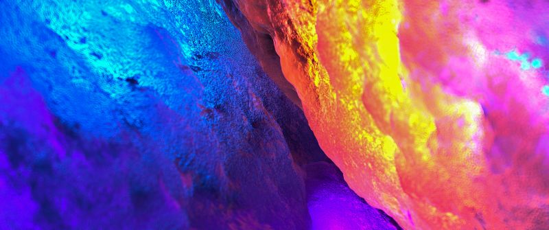 3D Art, Texture, Glowing, Macro, Colorful background