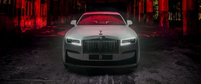 Rolls-Royce Black Badge Ghost, Luxury cars, 2022, 5K