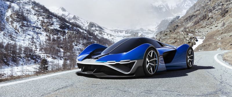 Alpine A4810 Project by IED, Concept cars, Hyper Sports Cars, 5K, 2022