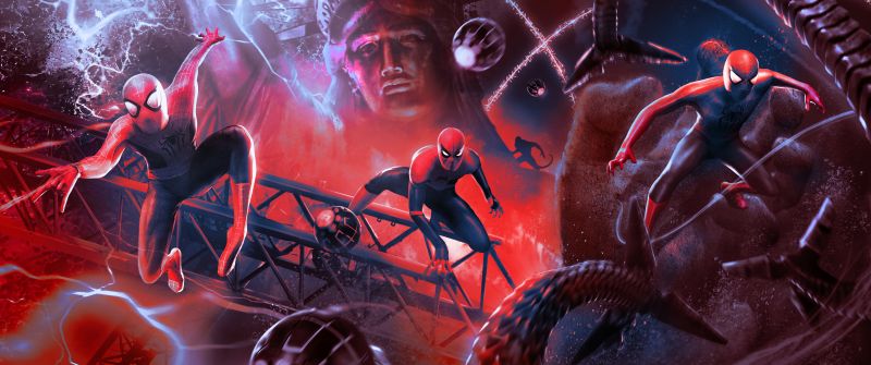 Spider-Man: No Way Home, Ultrawide, Marvel Comics, 5K, Spiderman