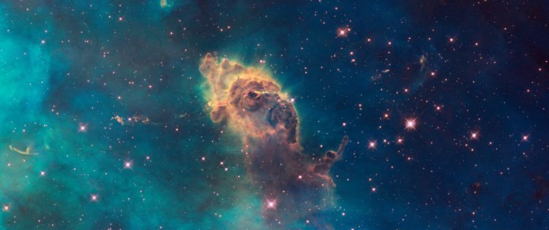 Carina Nebula, Stellar jet, Interstellar, Astronomy, Outer space, Hubble Space Telescope, 5K, 8K