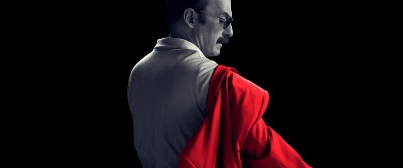 Better Call Saul, Bob Odenkirk as Saul Goodman, Season 6, 2022 Series, Black background, AMOLED