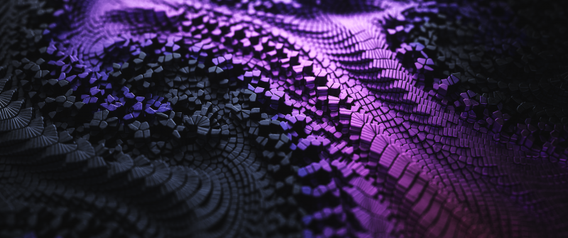 Macro, Surface, 3D background, Purple background