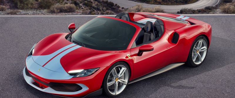 Ferrari 296 GTS Assetto Fiorano, 5K, Sports cars, 2022, 8K