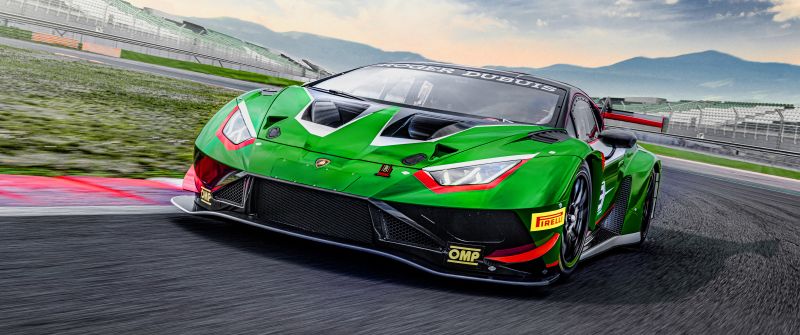 Lamborghini Huracán GT3 EVO2, Race track, Lamborghini Squadra Corse, Race cars, 2022