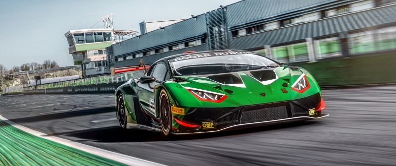 Lamborghini Huracán GT3 EVO2, Race cars, Lamborghini Squadra Corse, Race track, 2022
