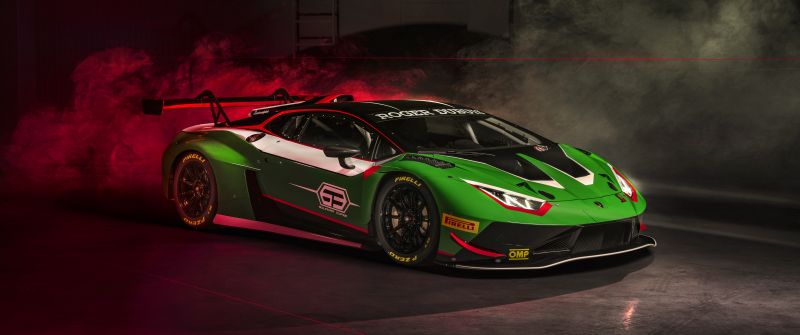 Lamborghini Huracán GT3 EVO2, Lamborghini Squadra Corse, Race cars, 2022, 5K