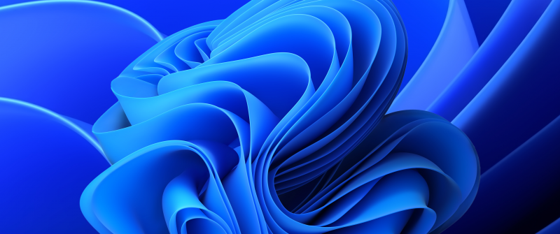 Windows 11, Blue background, Blue aesthetic