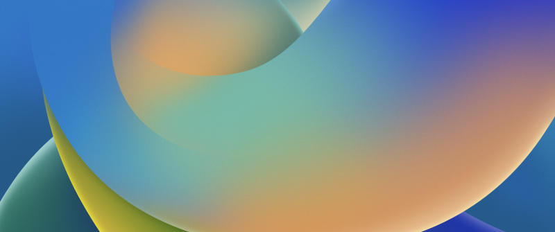 iOS 16, Stock, iPadOS 16, Gradient background, Light