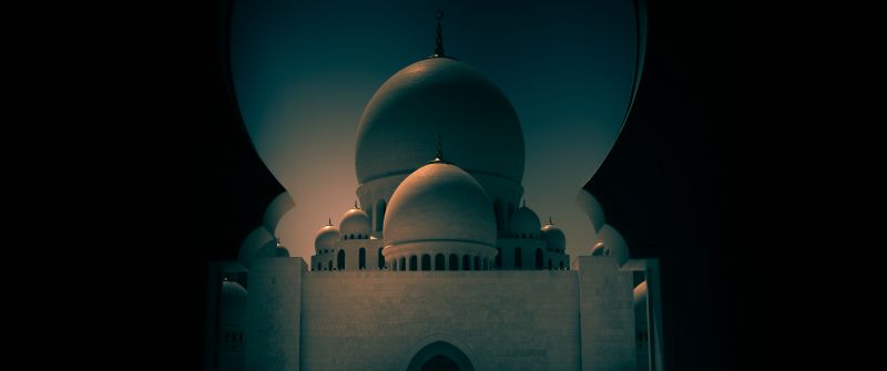 Abu Dhabi, Sheikh Zayed Grand Mosque, United Arab Emirates, Ancient architecture, Islamic, Arab, Spiritual