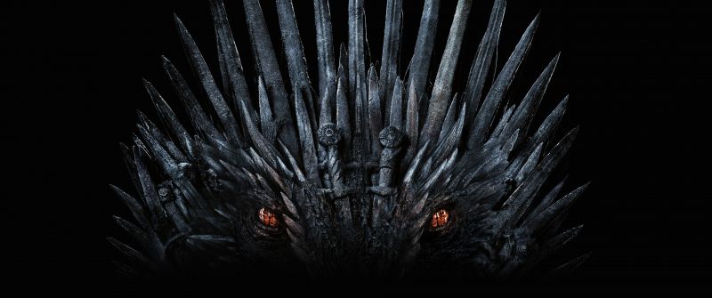 Dragon, Game of Thrones, Black background