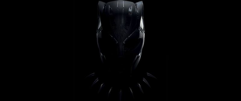 Black Panther, Dark, Marvel Superheroes, Black background, AMOLED, 5K