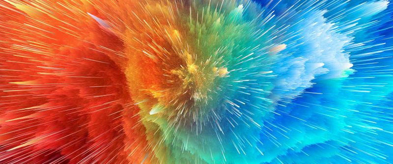 Color explosion, Color splash, Beautiful, Colorful, Particle explosion