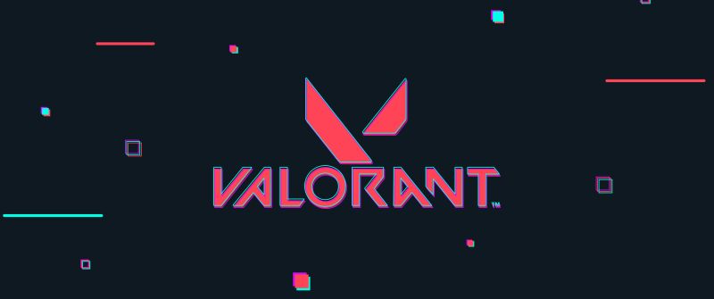 Valorant, Logo, PC Games, 2022 Games, 5K, 8K