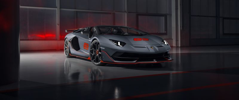 Lamborghini Aventador SVJ, Dark aesthetic, 5K, 8K, 2020