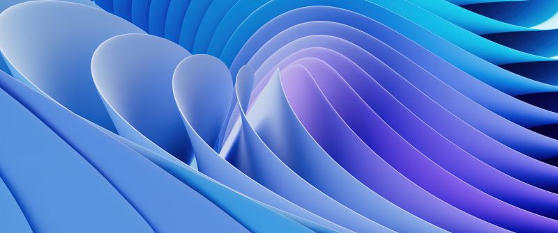 Abstract background, Windows 11, Colorful background, Blue background
