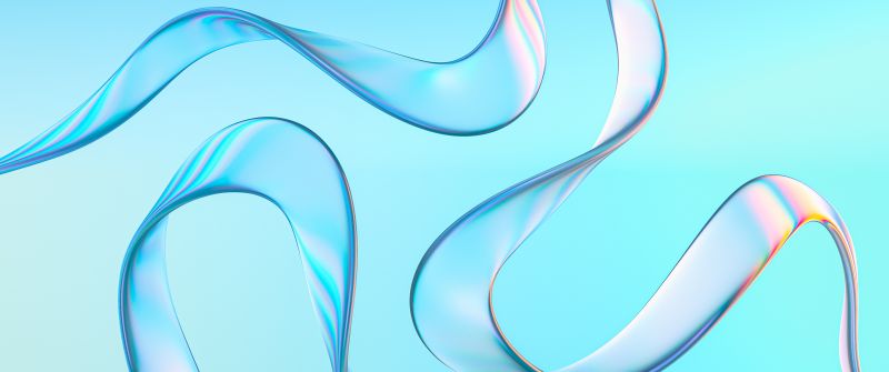 3D background, Cyan, Glass, Light, Abstract background