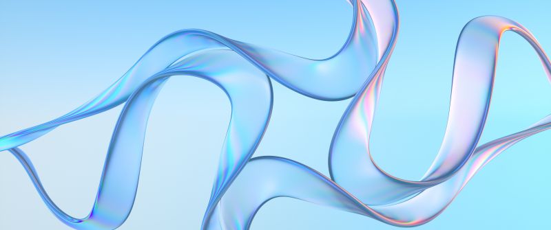3D background, Light, Glass, Abstract background, Blue background
