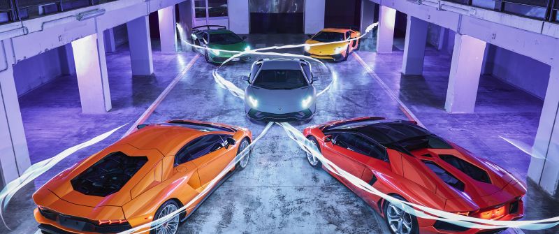 Lamborghini Aventador, Aesthetic, Sports cars