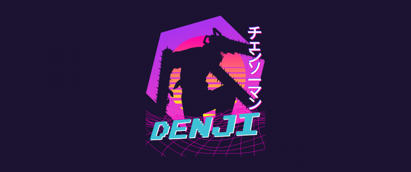 Denji, 5K, Chainsaw Man, Dark background