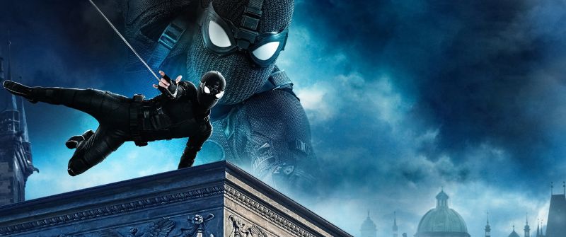 Spider-Man: Far From Home, Night Monkey, Black suit, Spiderman