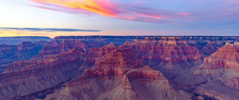 Grand Canyon National Park, Grand Canyon Village, Arizona, Sunset, Hopi Point, Visit point, Viewpoint