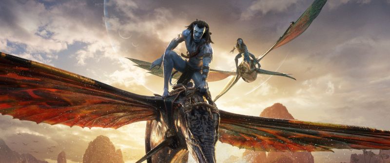 Jake Sully, Neytiri, Avatar: The Way of Water, Avatar 2, 2022 Movies, 5K