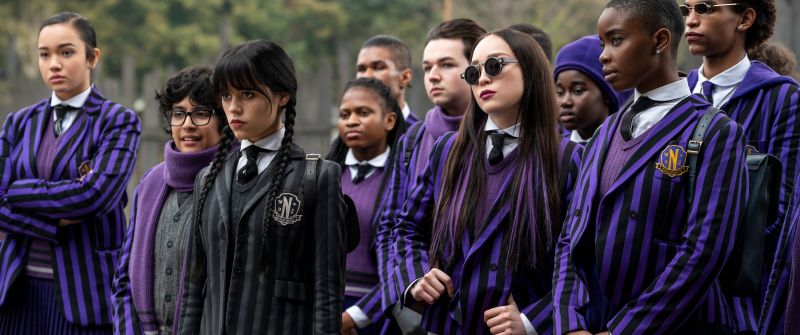Wednesday (Netflix), Jenna Ortega as Wednesday Addams, 2022 Series, Netflix series