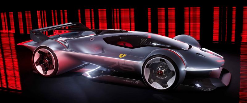 Ferrari Vision Gran Turismo, Concept cars, Hybrid race cars, Gran Turismo 7, 5K, 8K, 10K