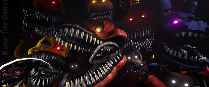 Five Nights at Freddy's, FNAF, Survival games, Animatronics, Chica (FNAF), Foxy (FNAF), Freddy (FANF)