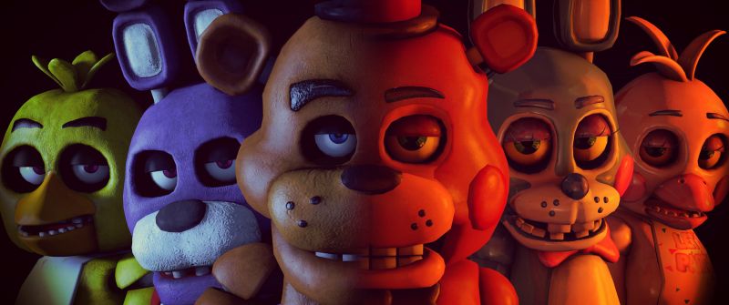 FNAF, Horror games, Five Nights at Freddy's, Chica (FNAF), Bonnie (FNAF), Freddy (FANF), Animatronics, Toy Freddy, Toy Bonnie, Toy Chica