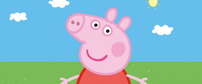 Peppa Pig, Minimalist, Cartoon