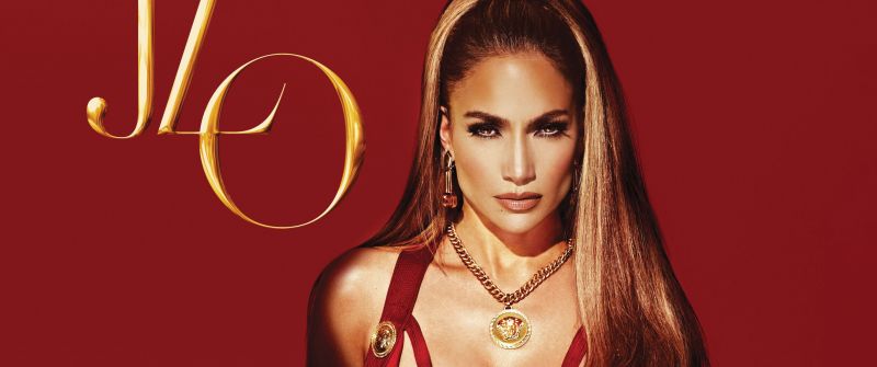 Jennifer Lopez, JLO, American singer, American actress, Red background