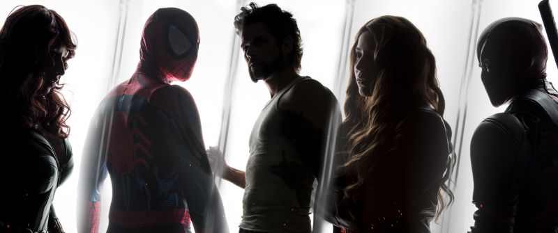 Marvel Superheroes, Black Widow, Spider-Man, Wolverine, Scarlet Witch, Deadpool, Marvel Comics, Cosplay, Spiderman