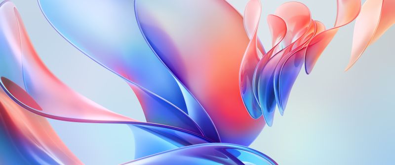 3D background, 8K, Colorful abstract, 5K, Xiaomi Book Air, Stock
