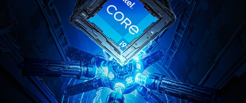 Intel Core i9, Intel processor, Futuristic