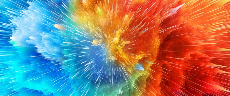 Colorful background, Color explosion, Color splash