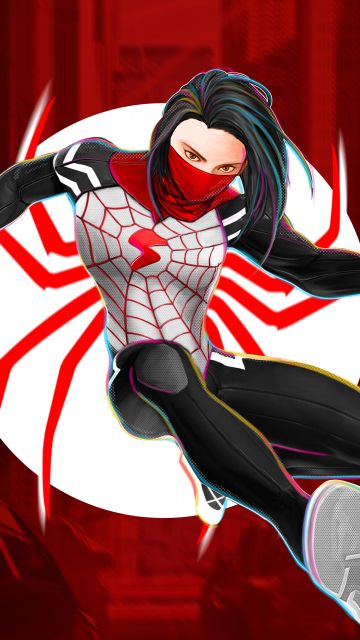Silk, Spider-Man: Across the Spider-Verse, Marvel Comics, 2023 Movies, 5K, Spiderman
