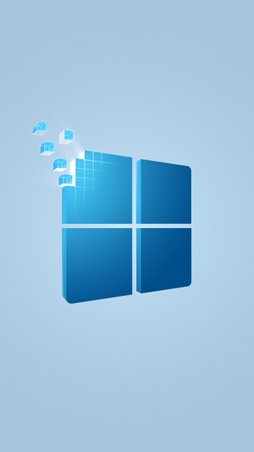 Windows 11, Light blue, Windows logo