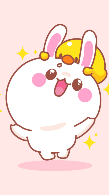 Cute rabbit, Kawaii rabbit, Chicken, Adorable, Happy kawaii, Kawaii cartoon, 5K, 8K