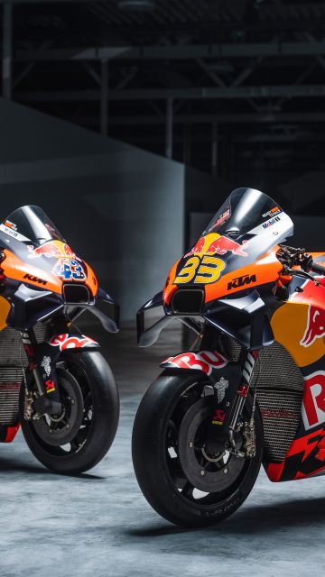 Red Bull KTM Factory Racing, MotoGP 2023, MotoGP bikes, 5K, 8K