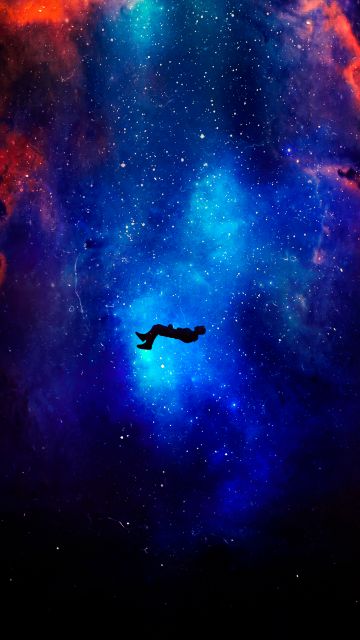 Lost in Space, Alone, Dream, Deep space, Nebula, Aesthetic