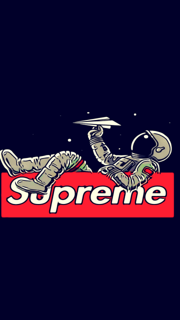 Astronaut, Supreme, Dark background, Simple