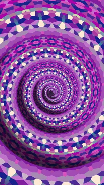 Abstract background, Spiral Mandala, Purple abstract, Boho art