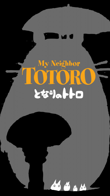My Neighbor Totoro, Black background, 5K, 8K, Studio Ghibli