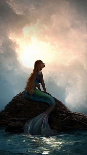 The Little Mermaid, 2023 Movies, Halle Bailey as Ariel, 5K
