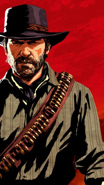 Red Dead Redemption 2, Arthur Morgan quotes, RDR2 quotes, Rockstar Games, Red background