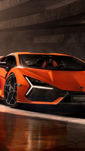 Lamborghini Revuelto, 8K, Hybrid sports car, 5K