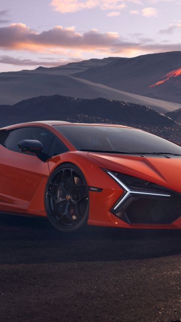 Lamborghini Revuelto, Aesthetic, Hybrid sports car, 5K