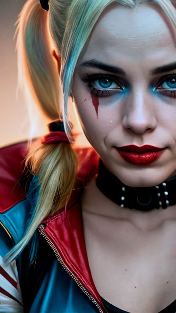 Harley Quinn, DC Comics, Cosplay, AI art